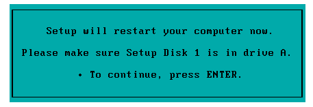 Insertion de la disquette 1
