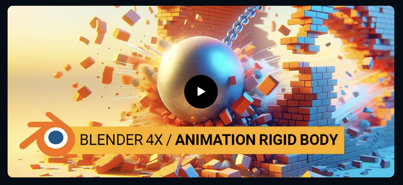 Animation des RIGID BODY