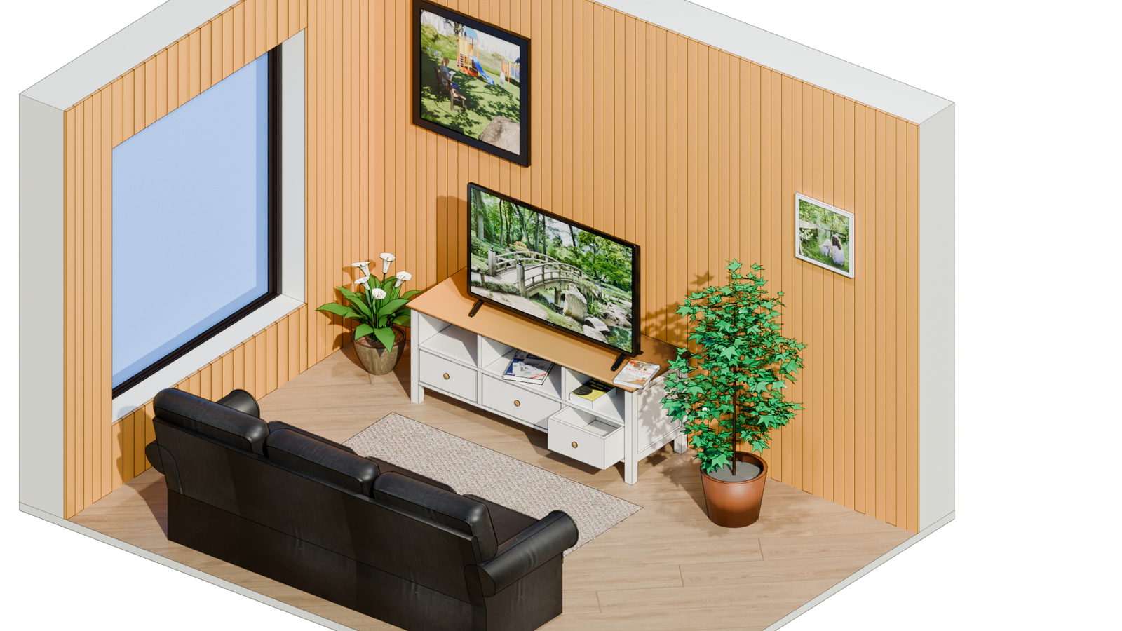 Sketchup Blender Cycles FreeStyle